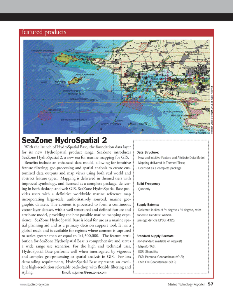 Marine Technology Magazine, page 57,  May 2012