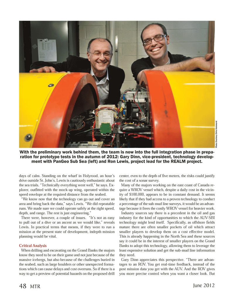 Marine Technology Magazine, page 48,  Jun 2012