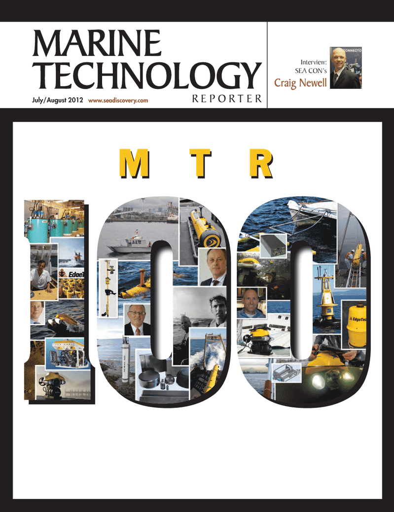 Marine Technology Magazine Cover Jul 2012 - MTR 100