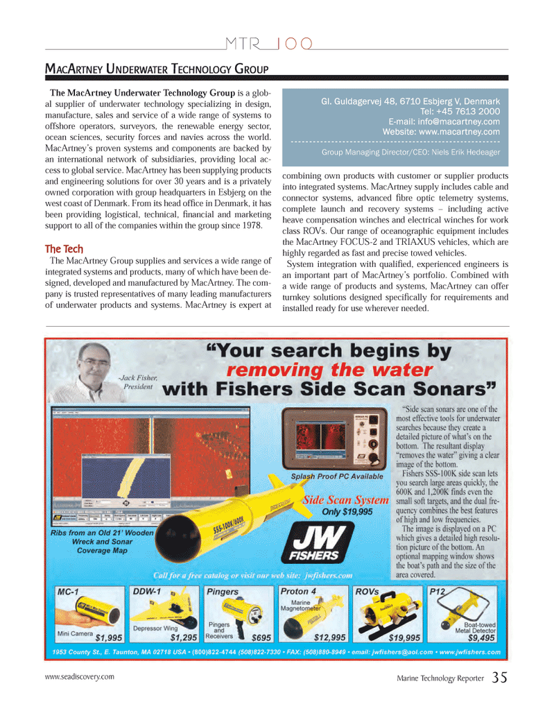 Marine Technology Magazine, page 35,  Jul 2012
