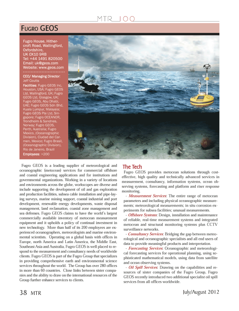 Marine Technology Magazine, page 38,  Jul 2012