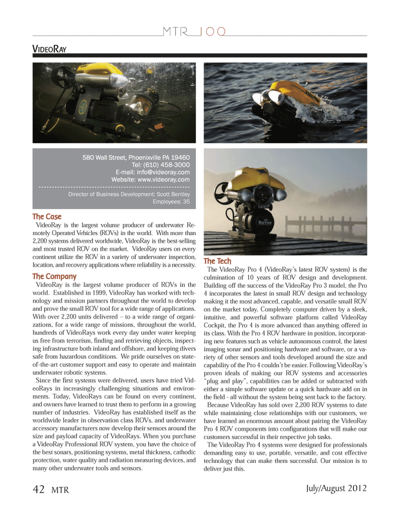 Marine Technology Magazine, page 42,  Jul 2012