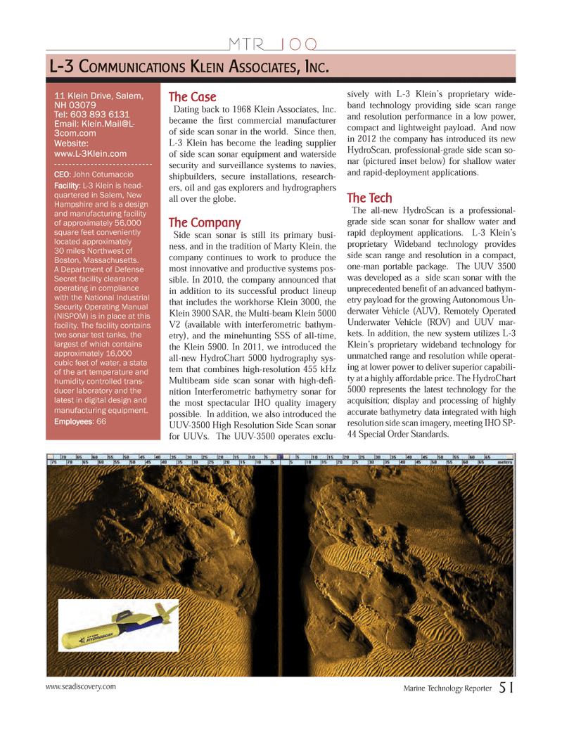 Marine Technology Magazine, page 51,  Jul 2012