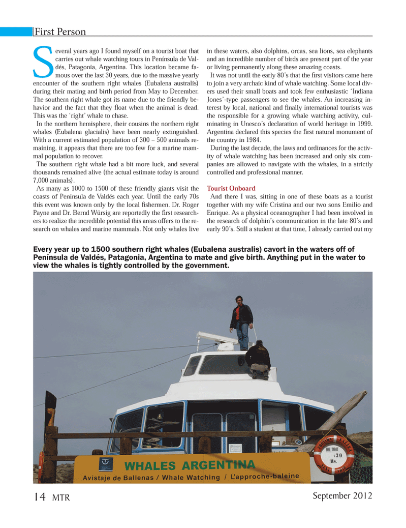 Marine Technology Magazine, page 14,  Sep 2012