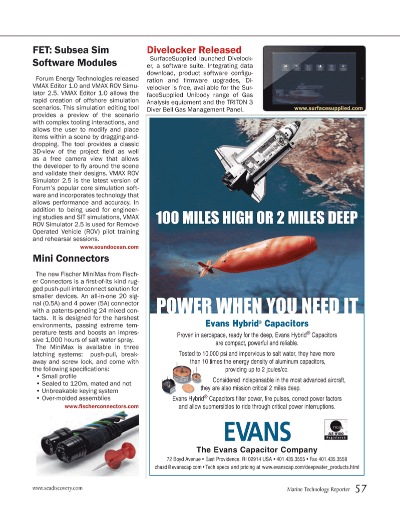 Marine Technology Magazine, page 57,  Sep 2012