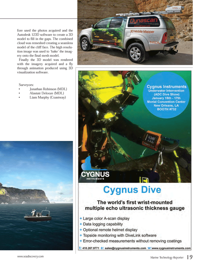 Marine Technology Magazine, page 19,  Nov 2012