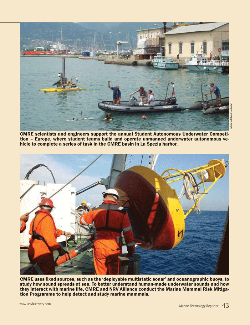 Marine Technology Magazine, page 43,  Nov 2012