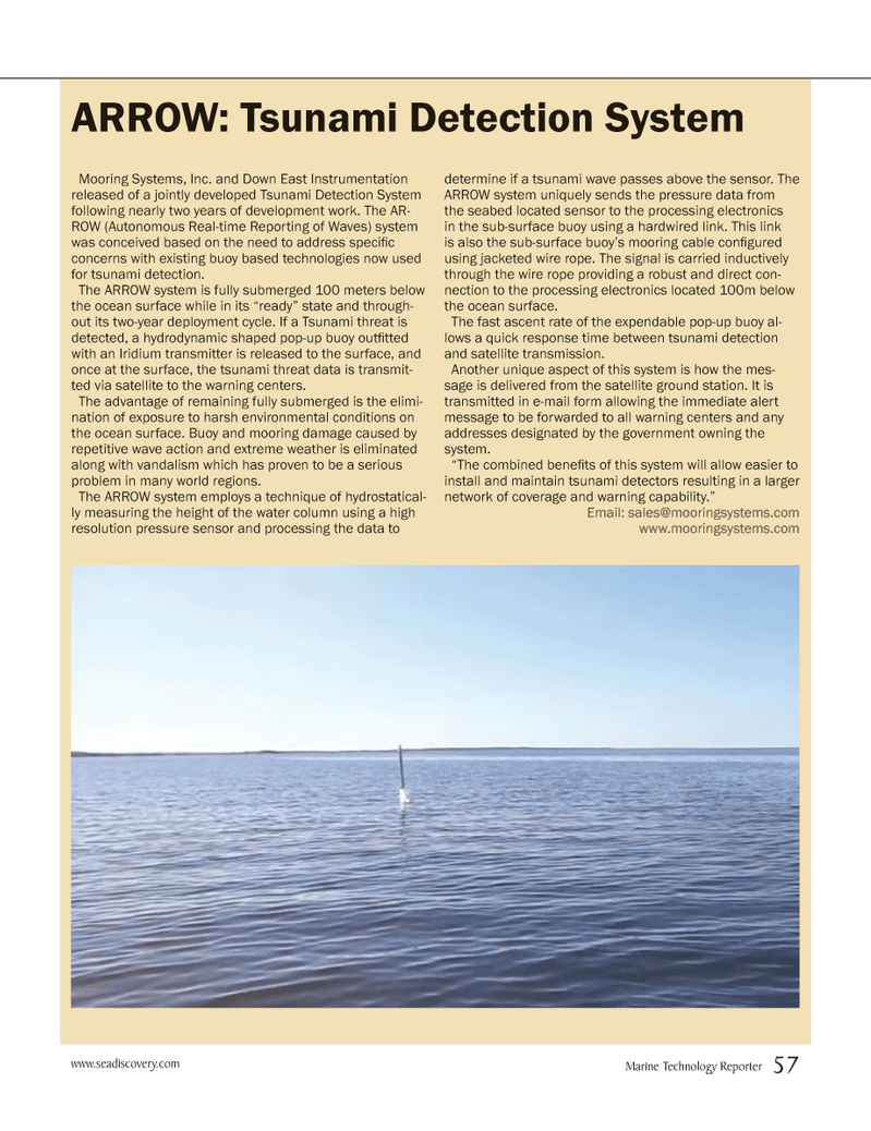 Marine Technology Magazine, page 57,  Nov 2012