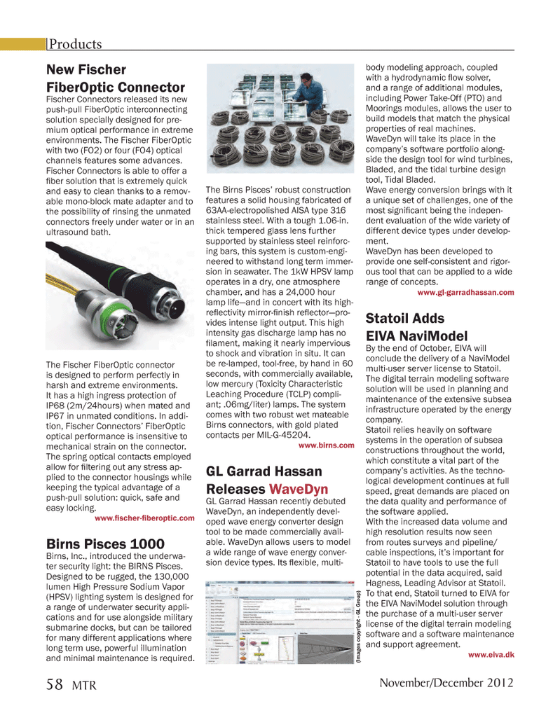 Marine Technology Magazine, page 58,  Nov 2012