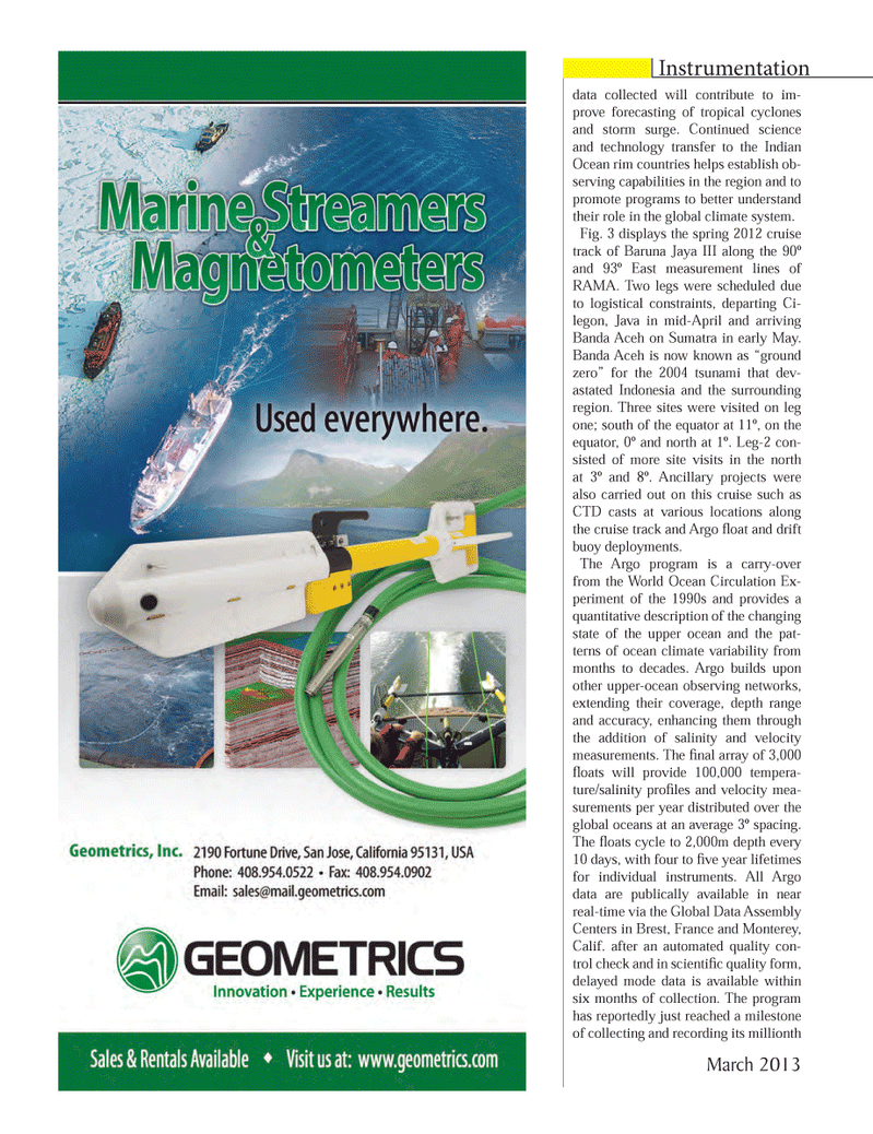 Marine Technology Magazine, page 28,  Mar 2013
