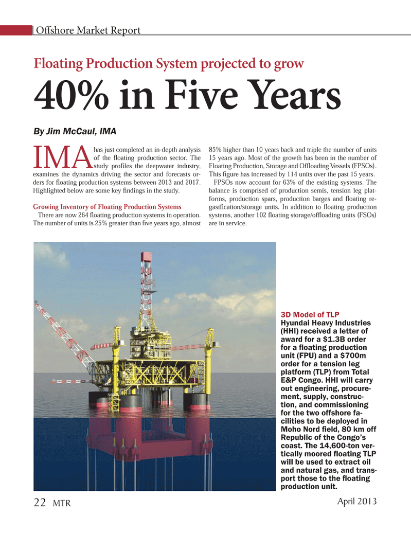 Marine Technology Magazine, page 22,  Apr 2013