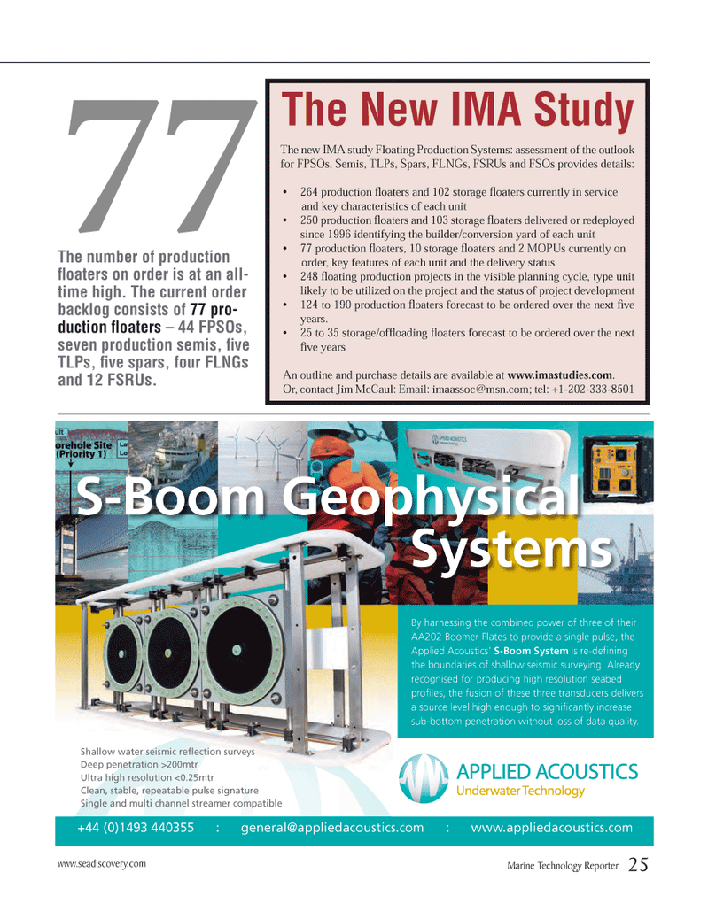 Marine Technology Magazine, page 25,  Apr 2013