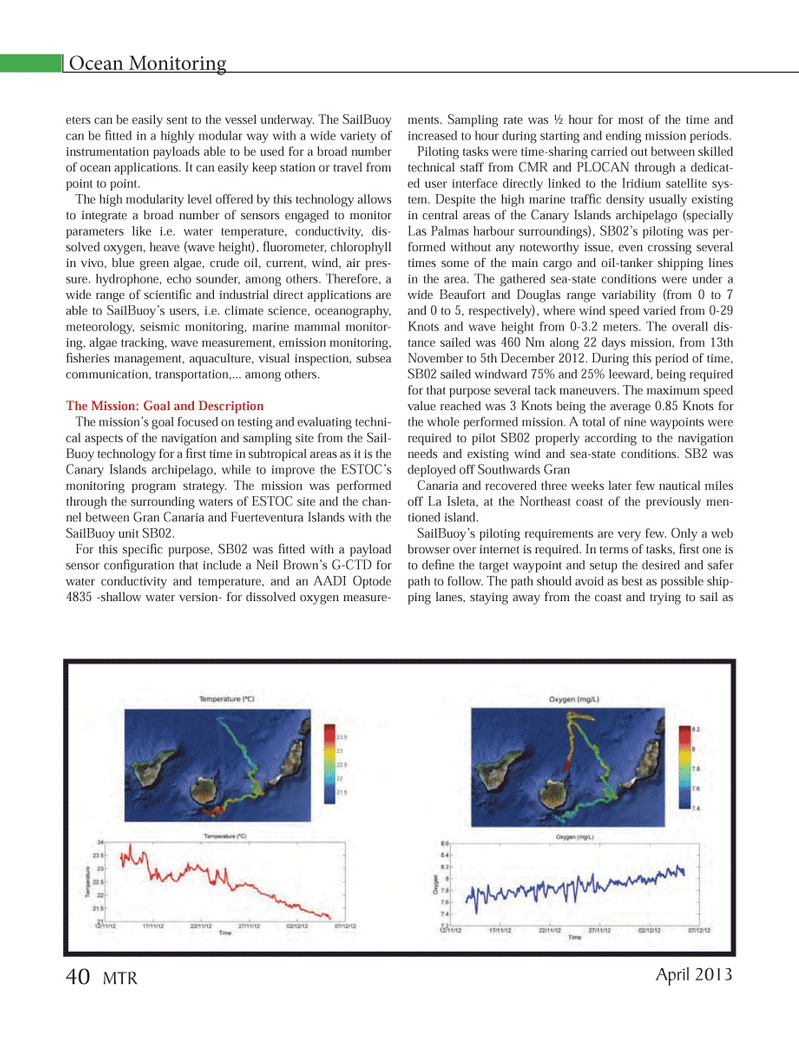 Marine Technology Magazine, page 40,  Apr 2013