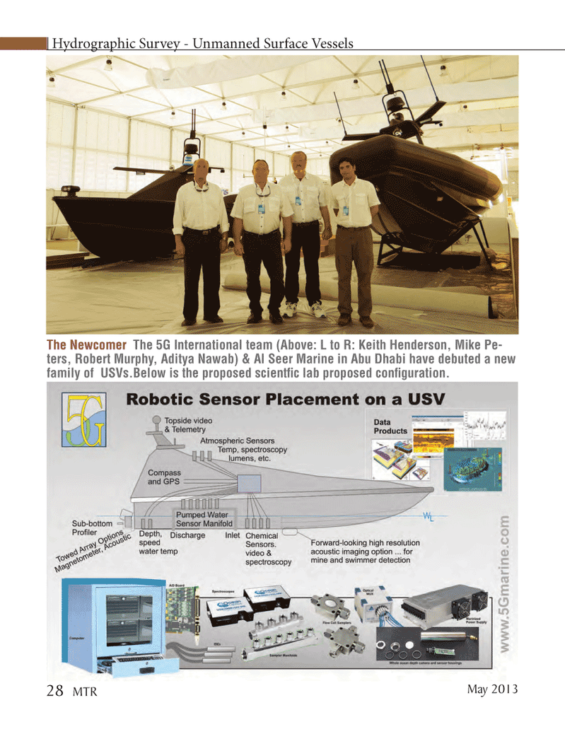 Marine Technology Magazine, page 28,  May 2013