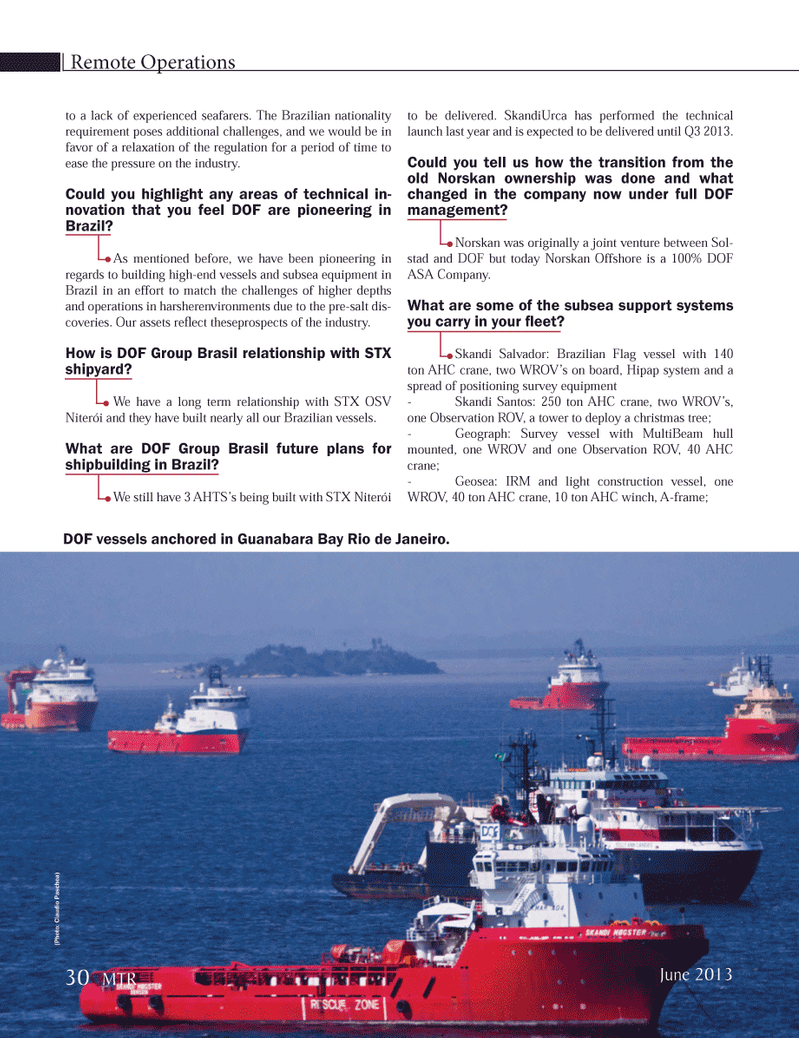 Marine Technology Magazine, page 30,  Jun 2013