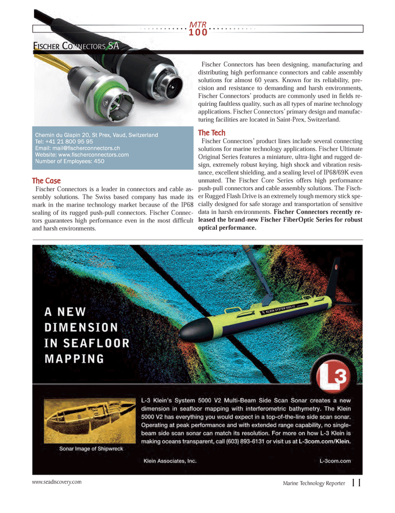 Marine Technology Magazine, page 11,  Jul 2013