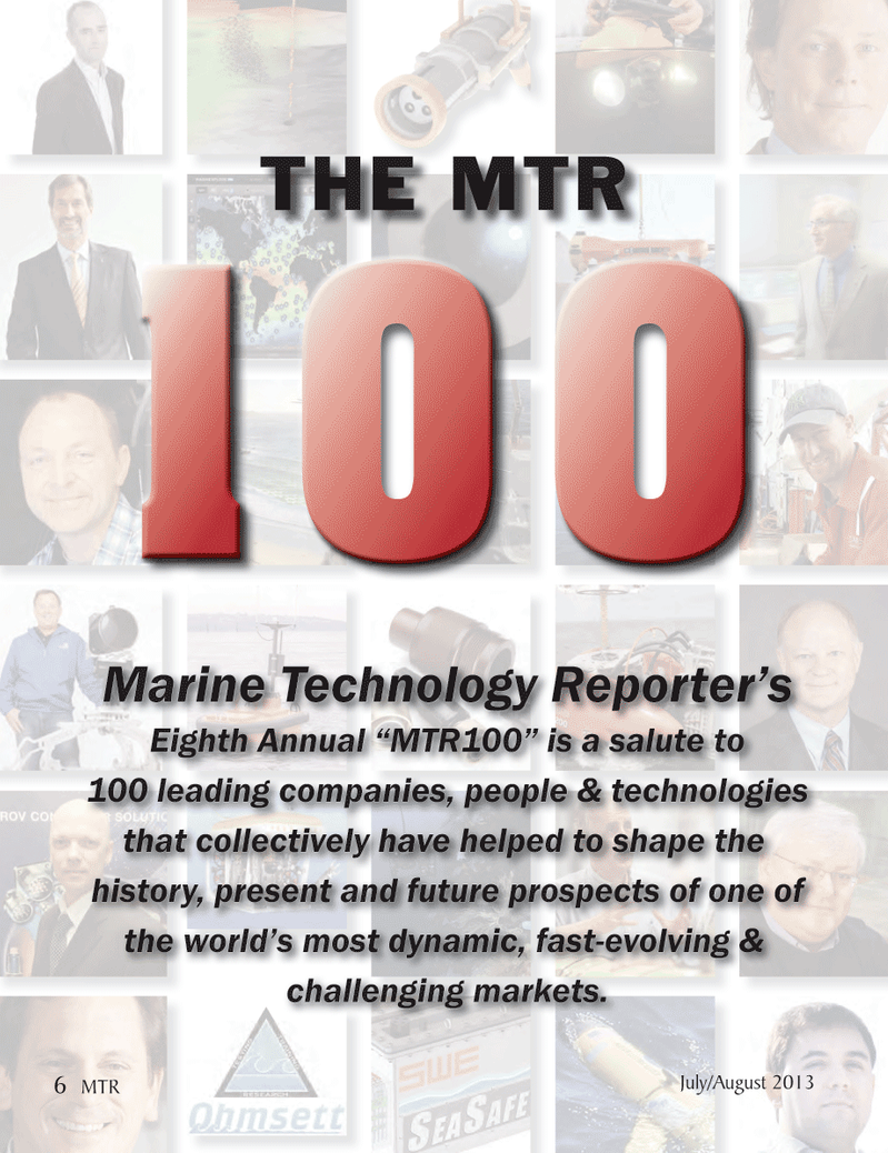 Marine Technology Magazine, page 6,  Jul 2013