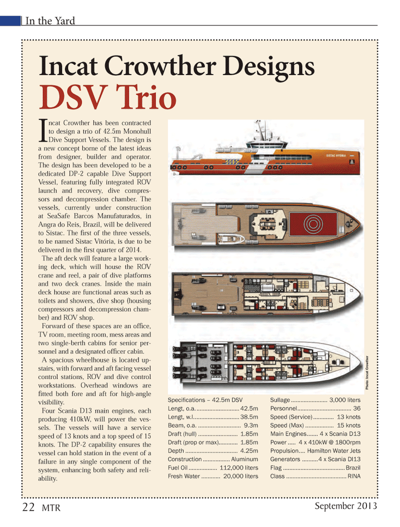Marine Technology Magazine, page 22,  Sep 2013