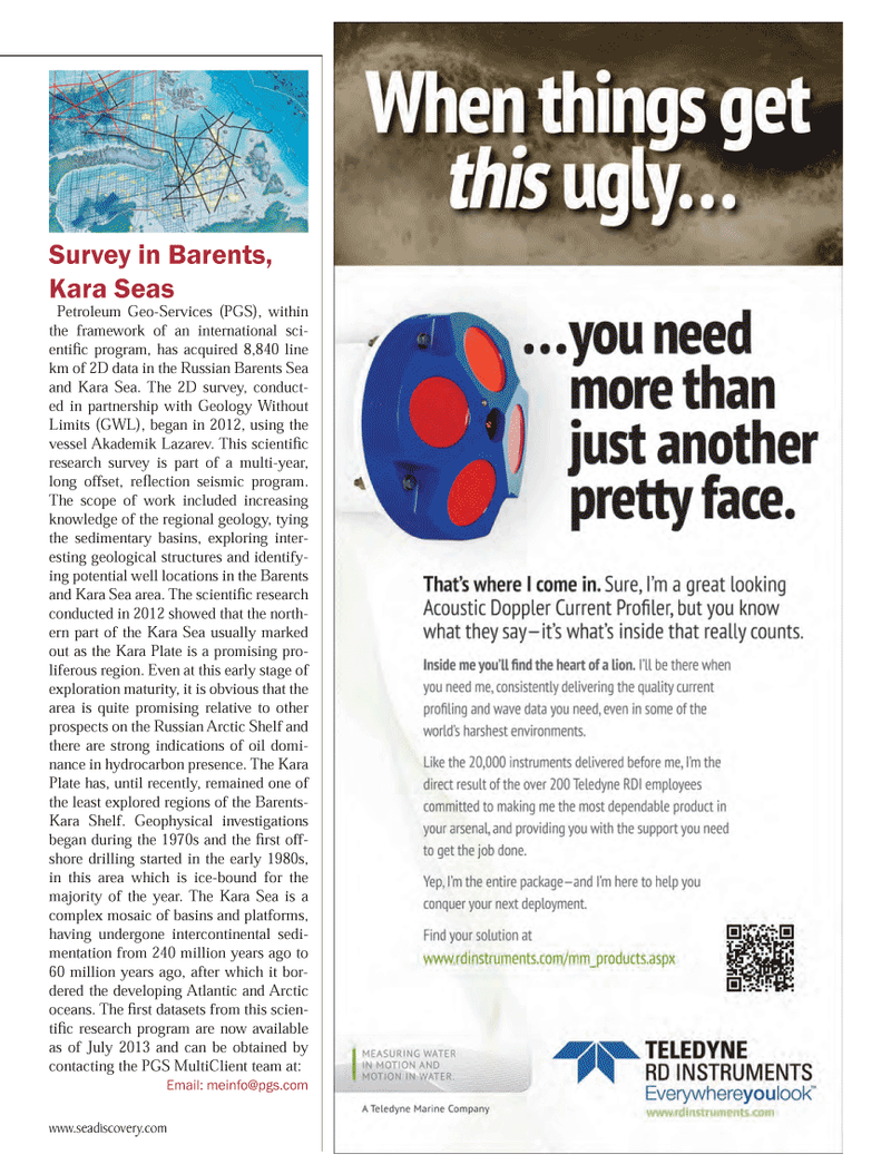 Marine Technology Magazine, page 31,  Sep 2013