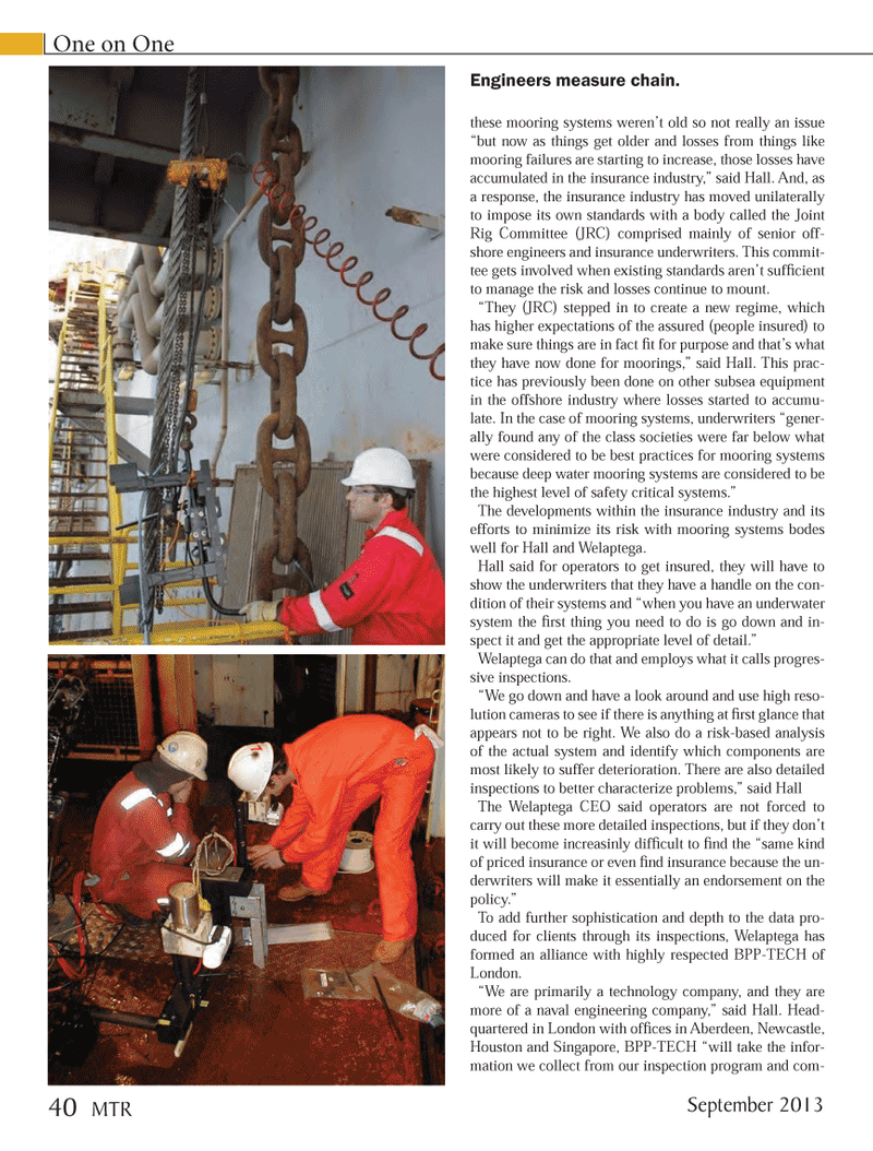 Marine Technology Magazine, page 40,  Sep 2013
