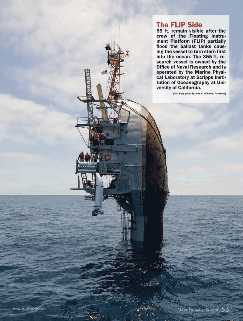Marine Technology Magazine, page 53,  Sep 2013
