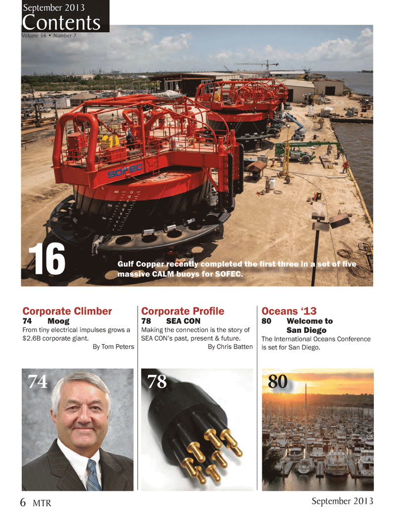 Marine Technology Magazine, page 6,  Sep 2013