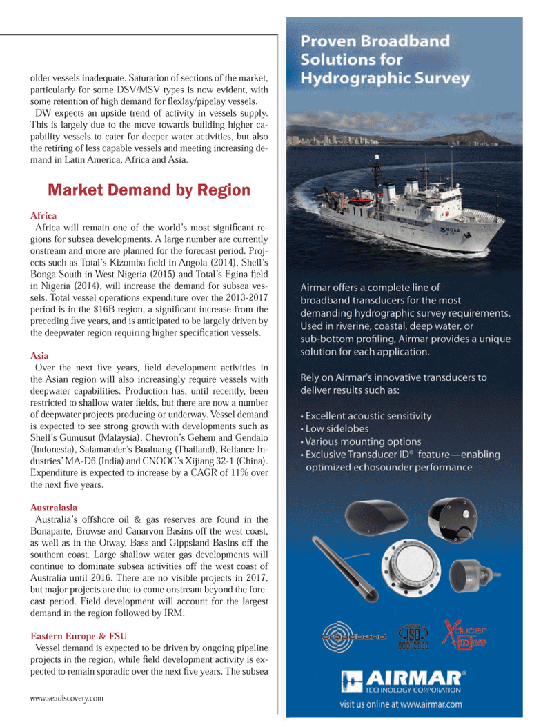 Marine Technology Magazine, page 9,  Oct 2013