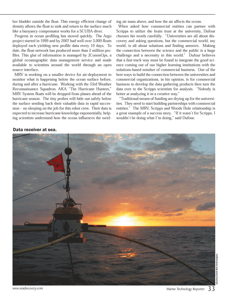 Marine Technology Magazine, page 33,  Oct 2013