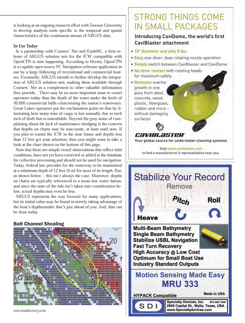 Marine Technology Magazine, page 45,  Oct 2013