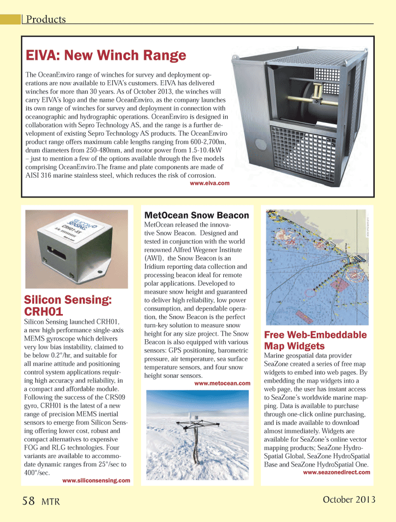 Marine Technology Magazine, page 58,  Oct 2013