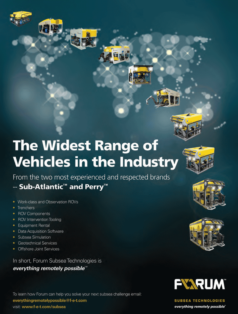 Marine Technology Magazine, page 4th Cover,  Oct 2013