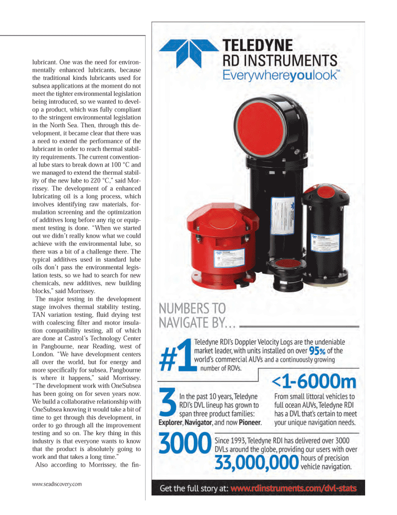 Marine Technology Magazine, page 23,  Jan 2014