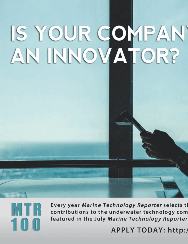 Marine Technology Magazine, page 32,  Jan 2014
