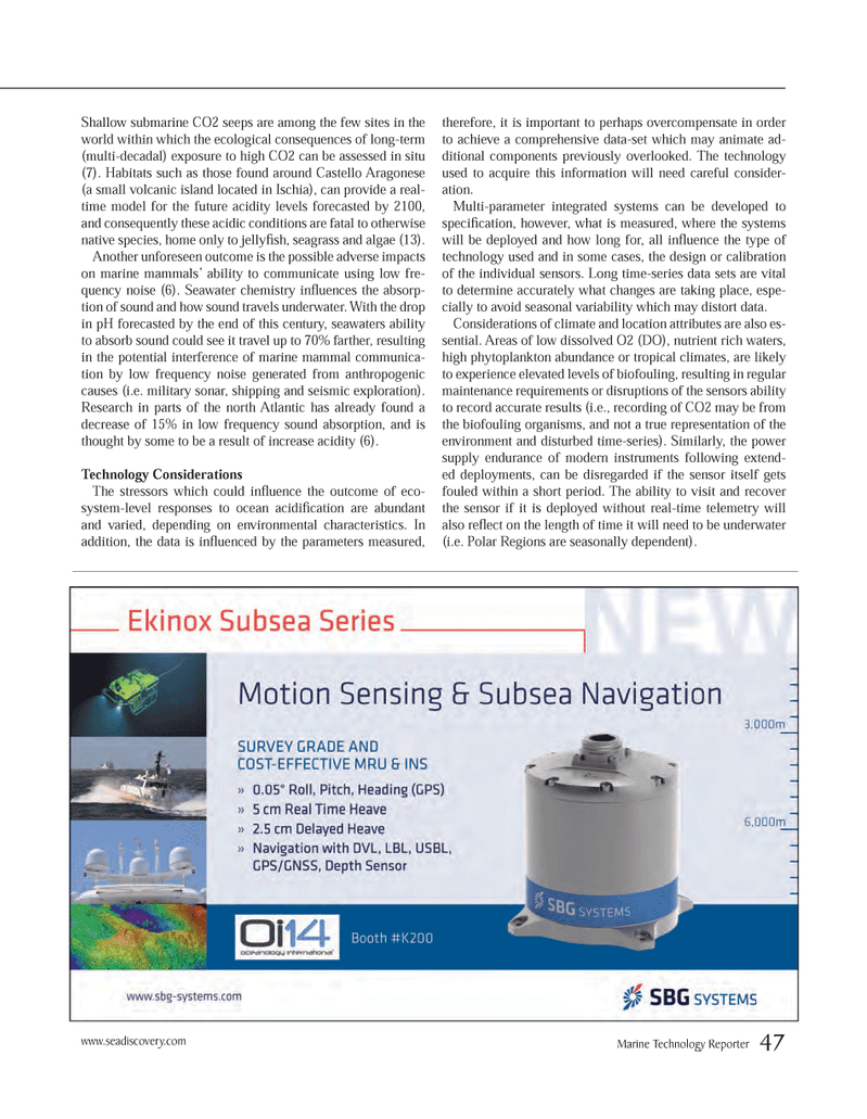 Marine Technology Magazine, page 47,  Mar 2014
