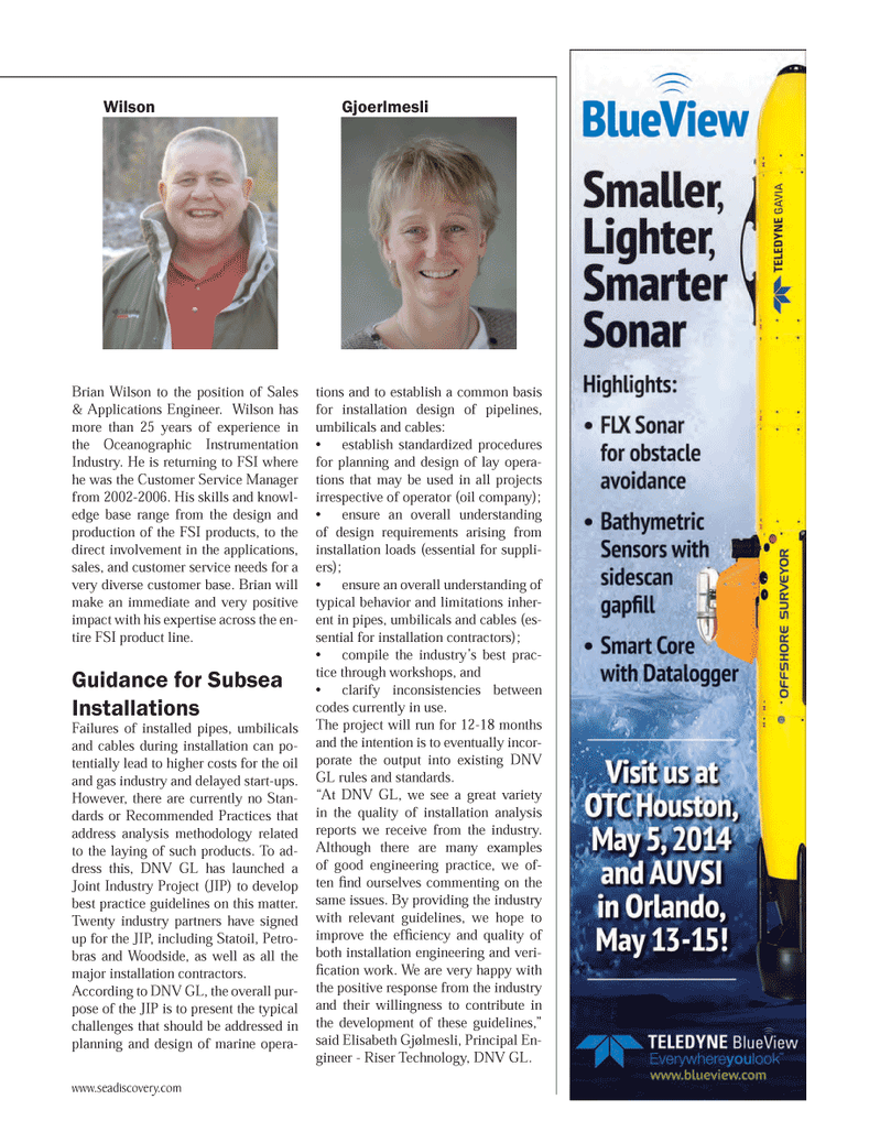 Marine Technology Magazine, page 47,  Apr 2014