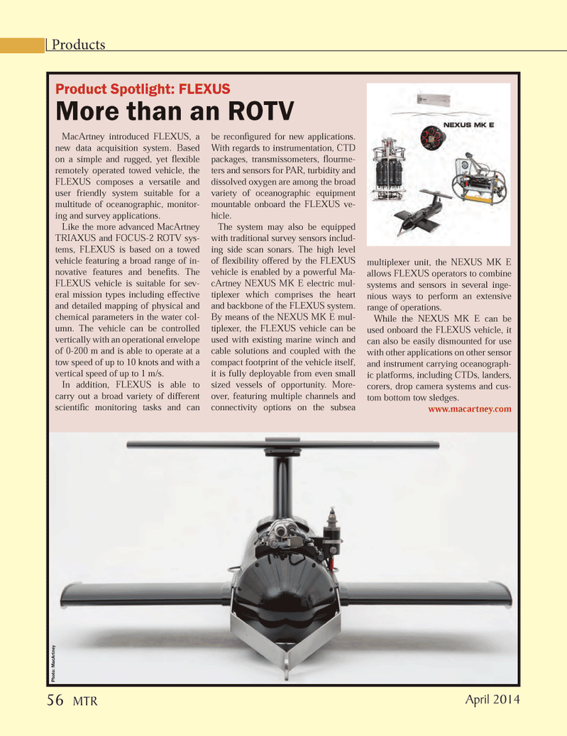 Marine Technology Magazine, page 56,  Apr 2014