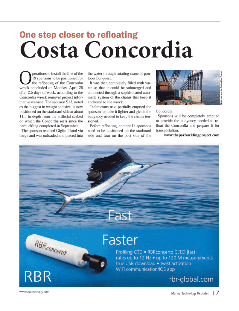 Marine Technology Magazine, page 17,  May 2014