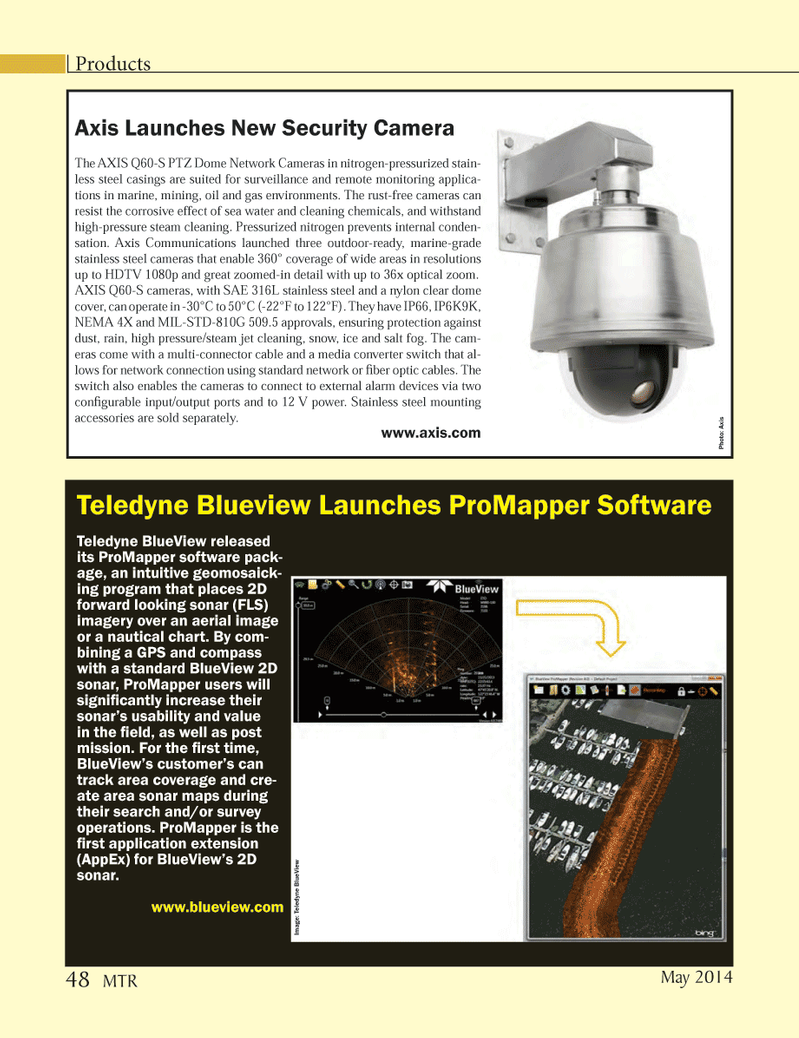 Marine Technology Magazine, page 48,  May 2014