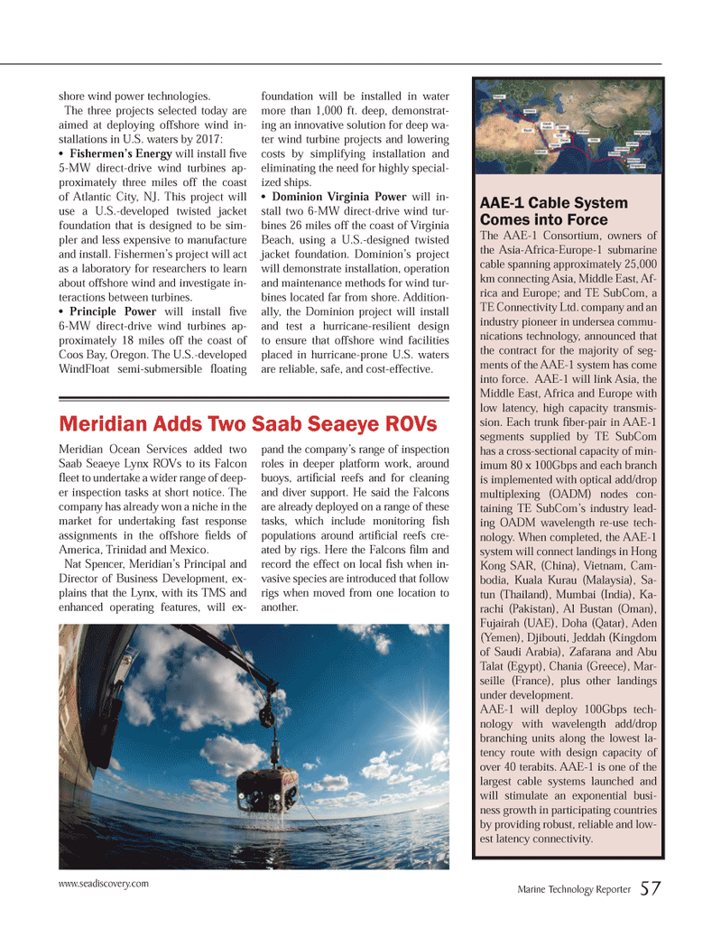 Marine Technology Magazine, page 57,  May 2014