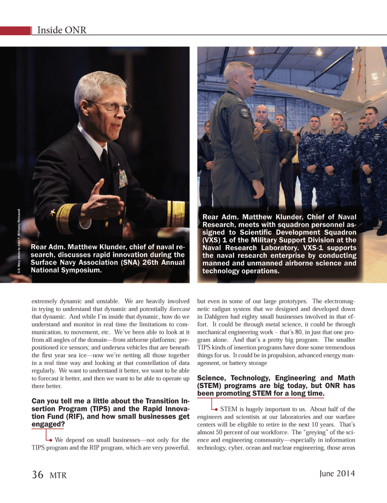 Marine Technology Magazine, page 36,  Jun 2014