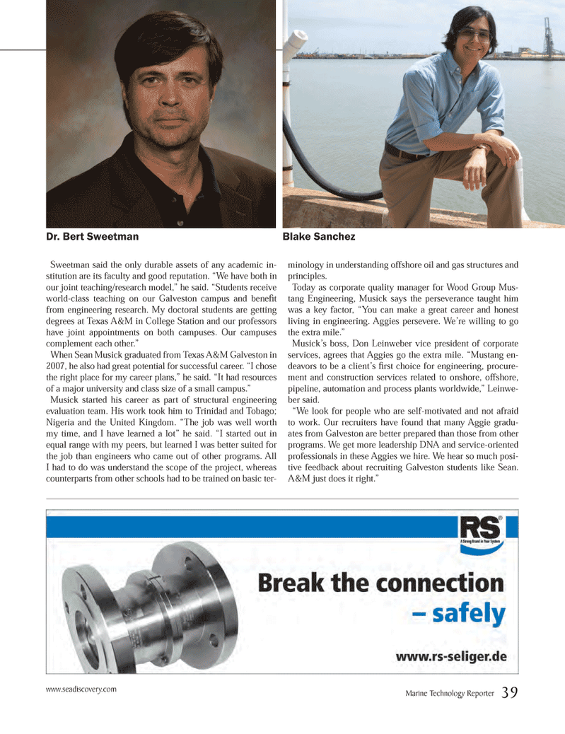 Marine Technology Magazine, page 39,  Jun 2014