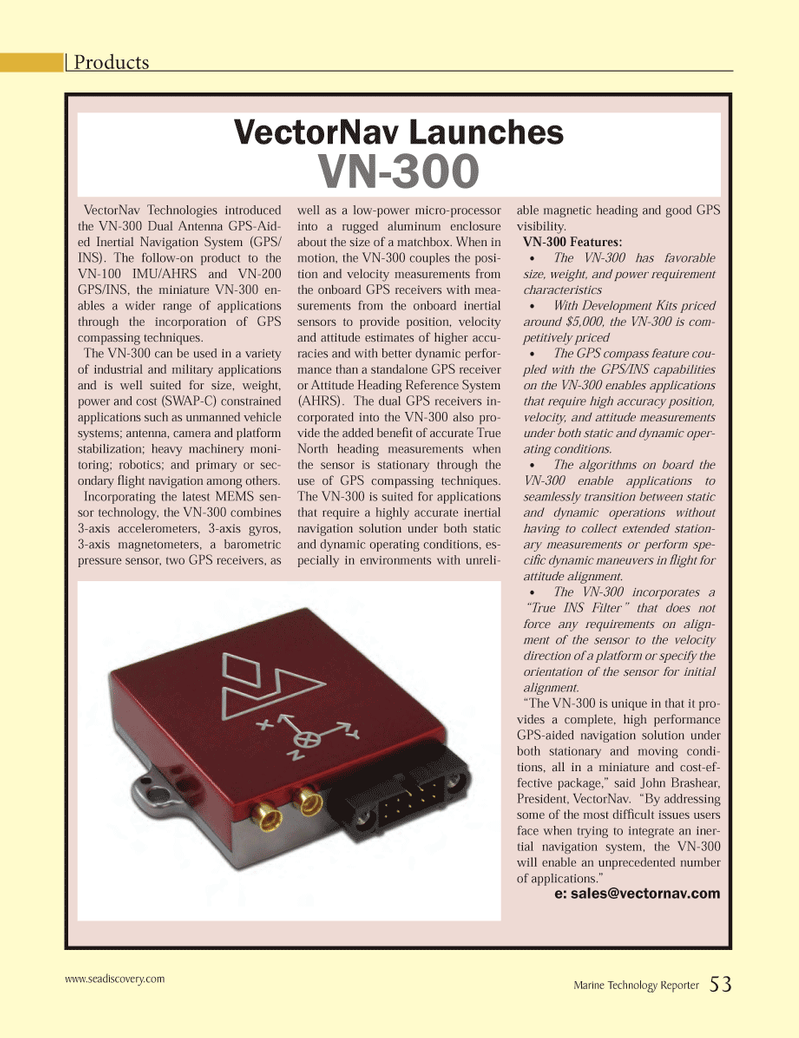 Marine Technology Magazine, page 53,  Jun 2014