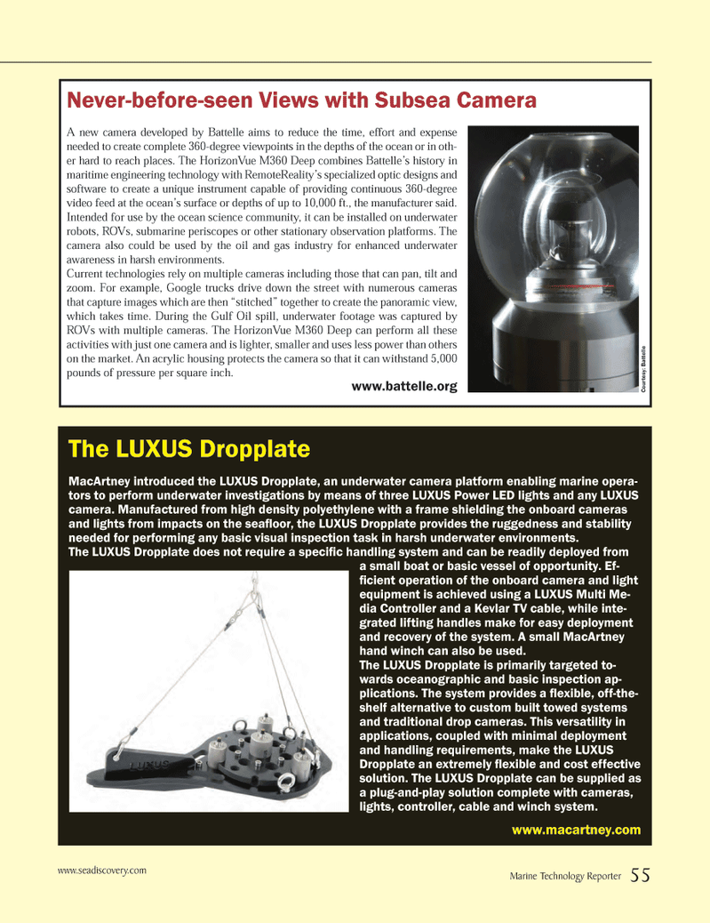 Marine Technology Magazine, page 55,  Jun 2014