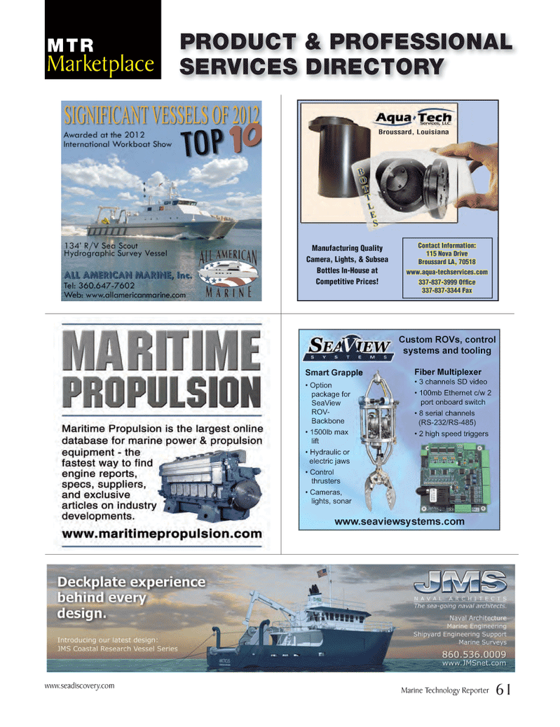 Marine Technology Magazine, page 61,  Jun 2014