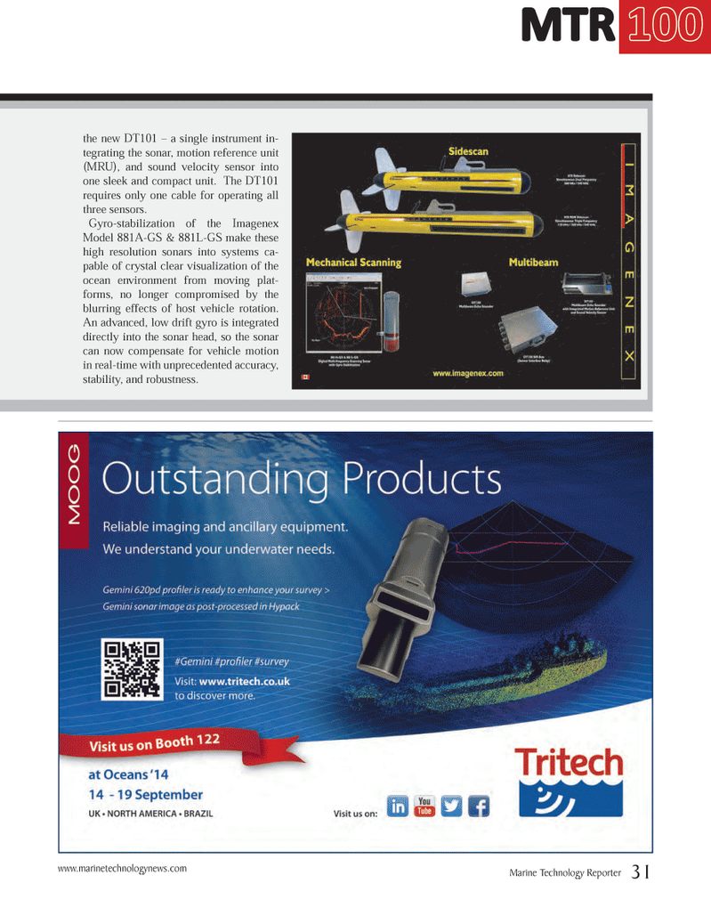 Marine Technology Magazine, page 31,  Jul 2014