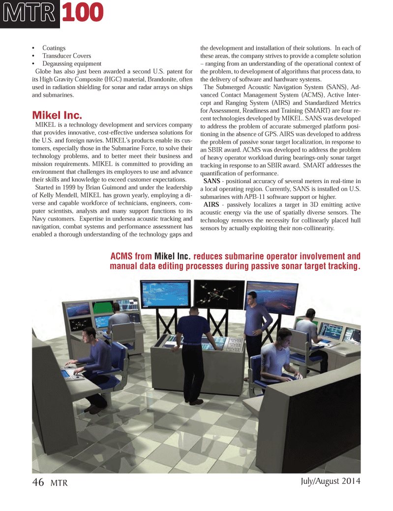 Marine Technology Magazine, page 46,  Jul 2014