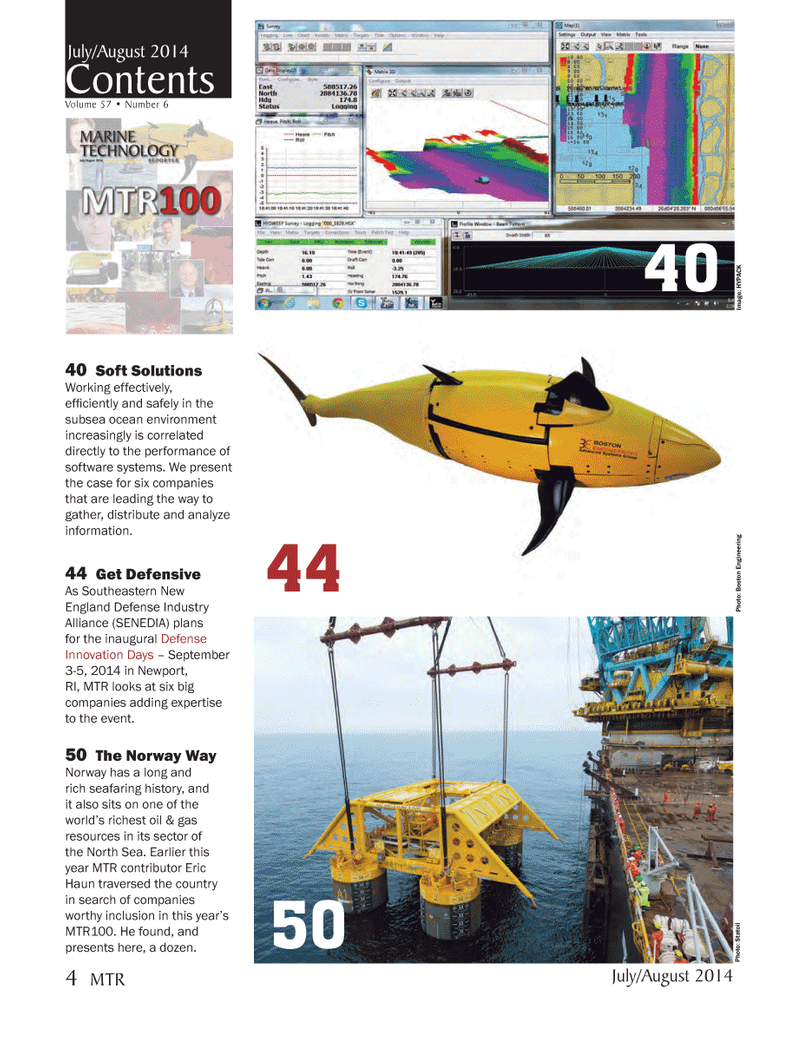 Marine Technology Magazine, page 4,  Jul 2014