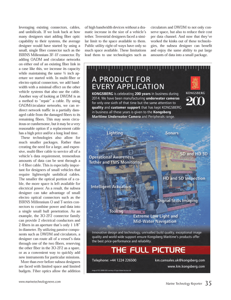Marine Technology Magazine, page 35,  Sep 2014