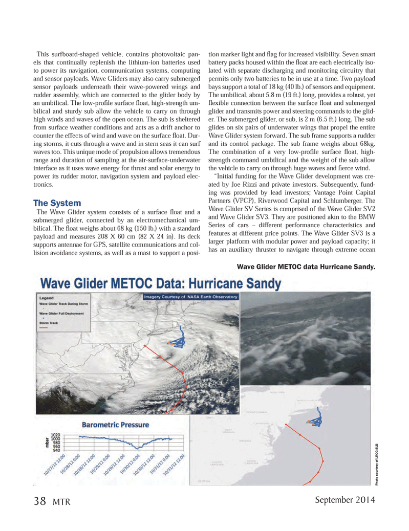 Marine Technology Magazine, page 38,  Sep 2014