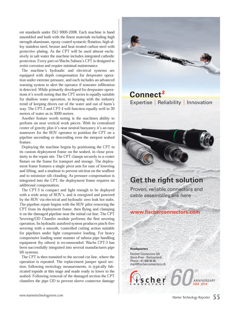 Marine Technology Magazine, page 55,  Sep 2014